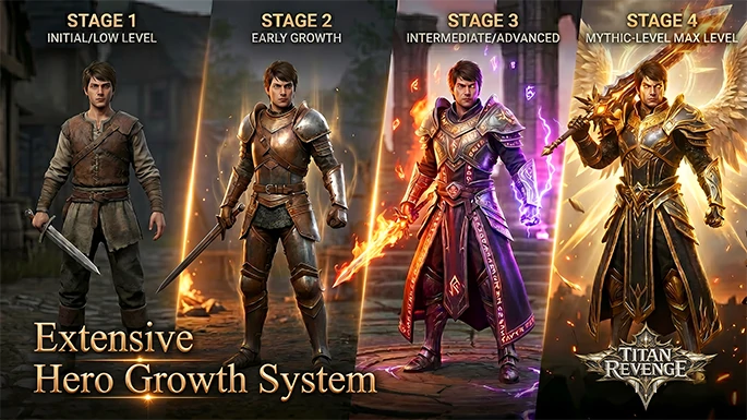Extensive Hero Growth System